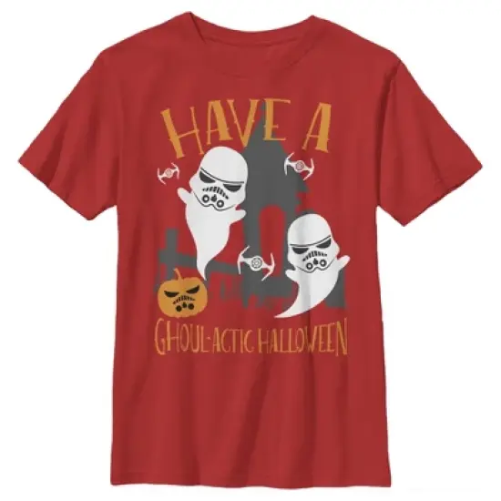 Boy's Star Wars Ghoulactic Halloween Stormtrooper T-Shirt image {5}