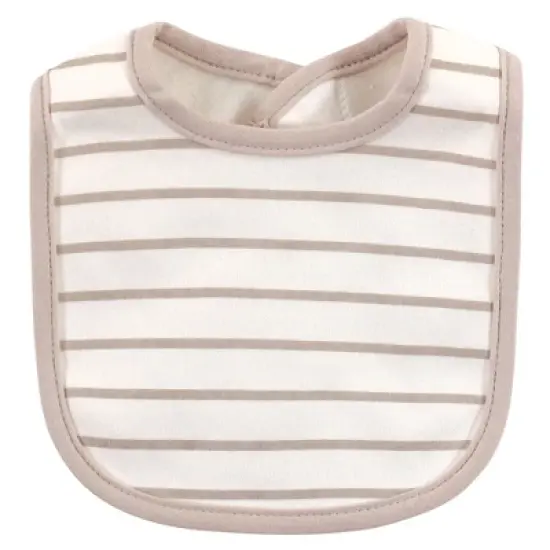 Hudson Baby Infant Cotton Bib and Sock Set 5pk, Giraffe, One Size image {2}