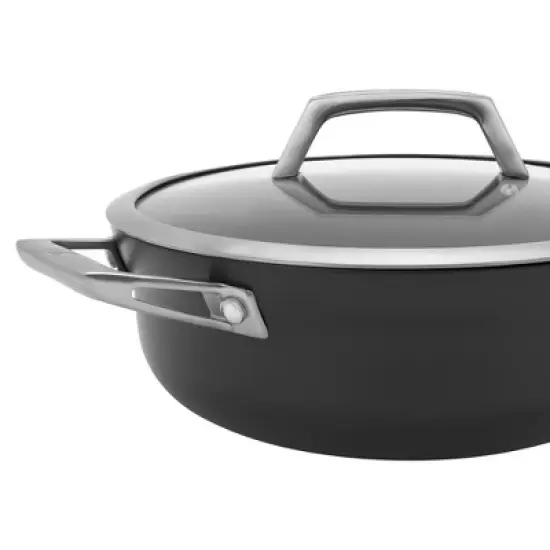 ZWILLING Motion Hard Anodized 4-qt Aluminum Nonstick Chef's Pan image {3}