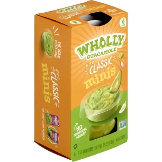 Wholly Guacamole Classic Mini Bowls - 12oz/6ct image {3}