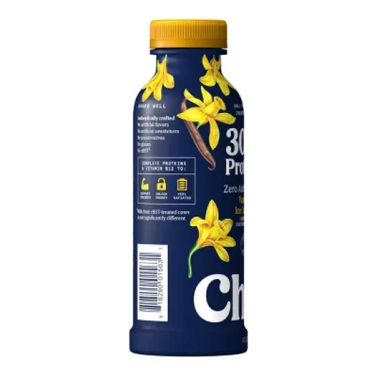 Chobani 30g Protein Vanilla Ice Cream Greek Yogurt Drink - 30g Protein 14 fl oz image {4}