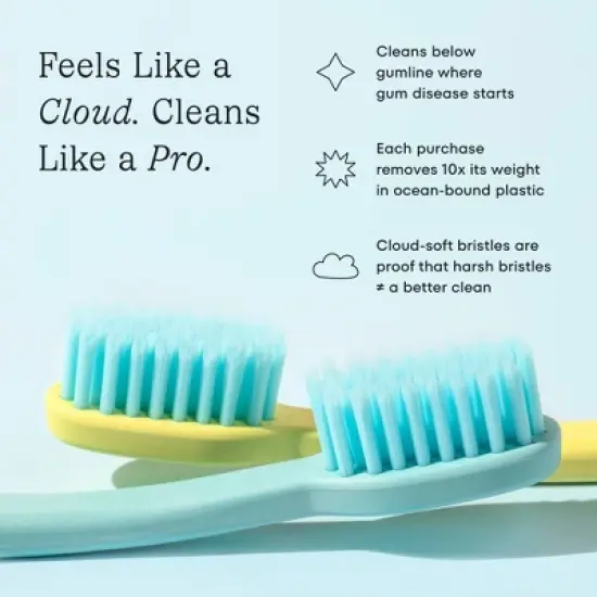 Cocolab Cocobrush Extra-Soft Toothbrush - Tickled Pink image {2}