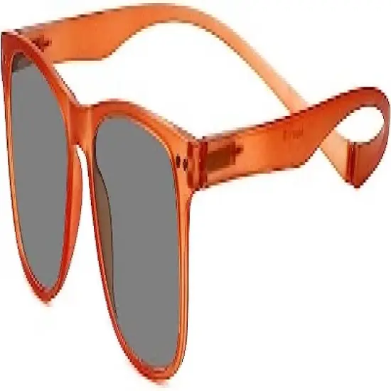 Magz Astoria Magnetic Front Connecting Polarized Sun OR Bi-Focal Sunglasses in Orange image {9}
