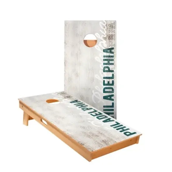 Skip's Garage | Philadelphia Vintage Gameday Cornhole Boards - ACA Star Series image {3}