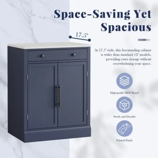 Bella Depot Modern Freestanding Kitchen Pantry Cabinet image {1}