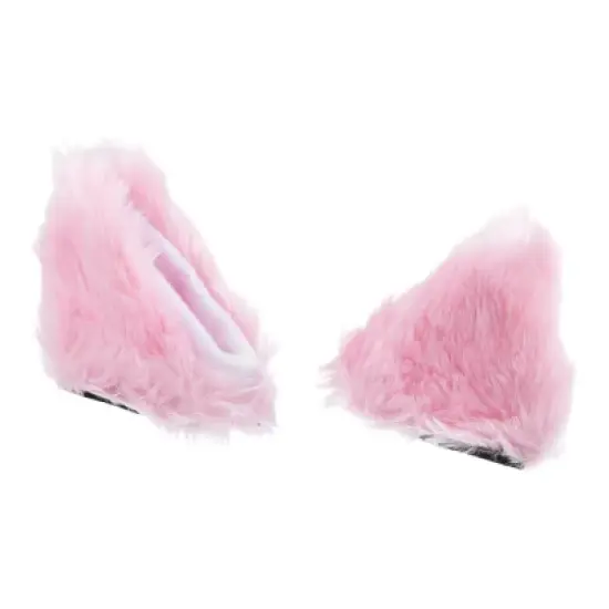 Unique Bargains Universal Bicycle Motorcycle Helmet Decoration Accessory White Pink 1 Pair image {6}