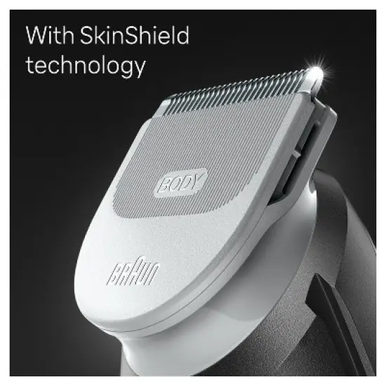 Braun Series 3 BG3340 Men's Rechargeable Body Groomer + 2 Attachment Combs image {6}