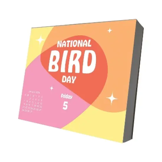 Trends International Inc. 2024 Daily Desk Calendar 4.25"x5" Celebrate image {1}