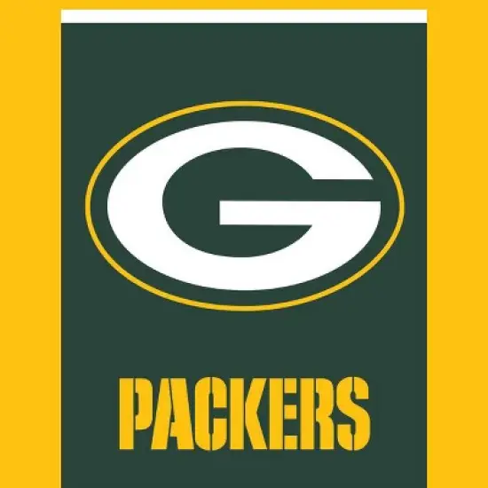Briarwood Lane Green Bay Packers Garden Flag NFL Licensed 18" x 12.5" image {2}
