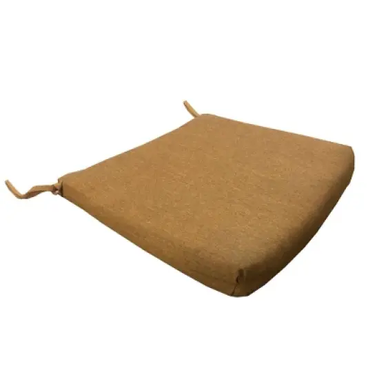Oakland Living 20"x21" Patio Dining Outdoor Chair Cushion Brown image {2}