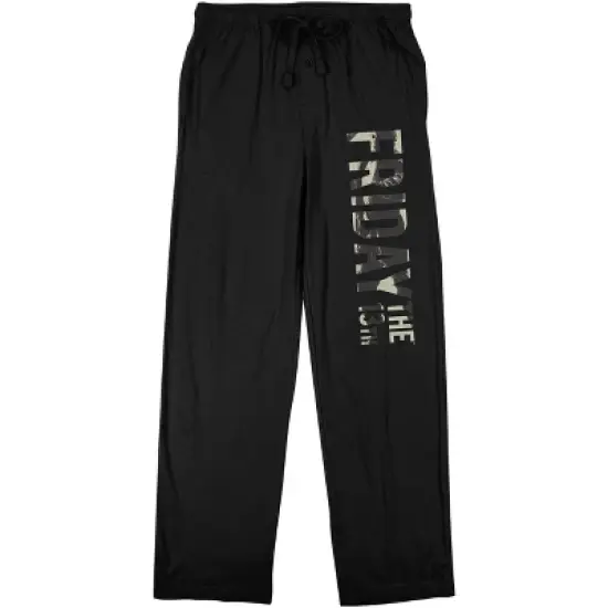 Friday The 13th Jason Men's Black Sleep Pajama Pants image {4}