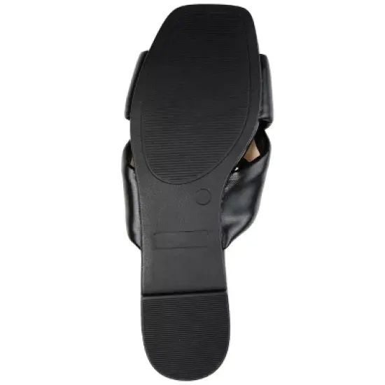 Journee Collection Womens Carlotta Slide Flat Sandals image {4}