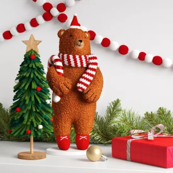 Christmas Fabric Bear Decor - Wondershop&trade; image {1}
