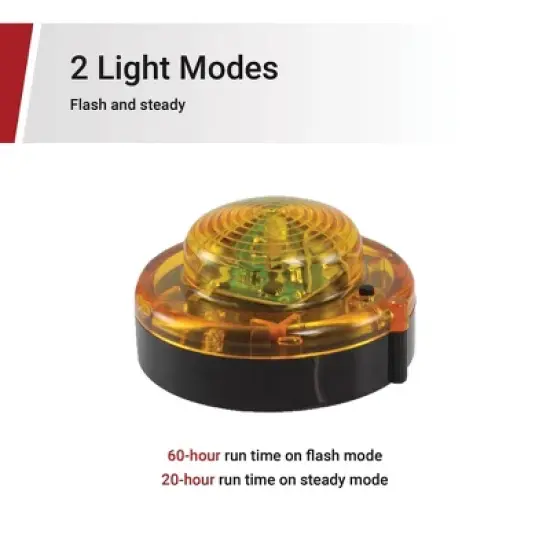 GT-Lite LED Roadside Emergency Beacon Yellow image {7}