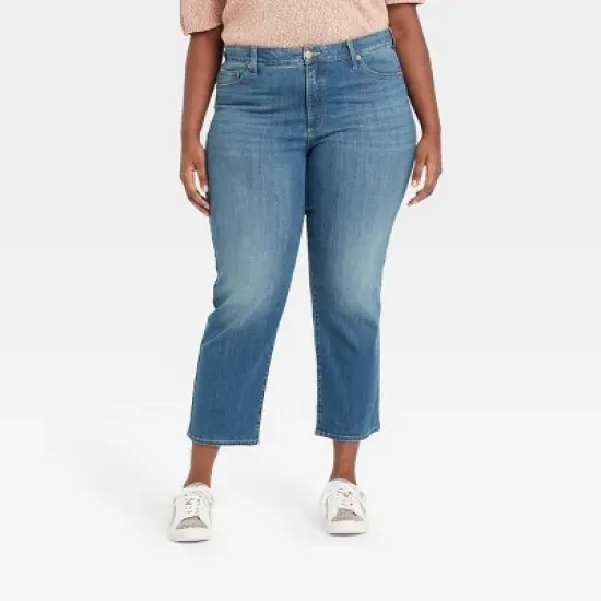 Women's High-Rise Slim Straight Fit Jeans - Universal Thread&trade; image {7}