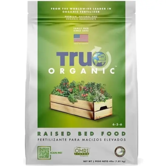 True Organic Granular Raised Bed 6-3-6 Plant Food, 4lbs image {3}