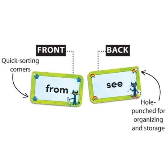 Teacher Created Resources Pete the Cat Sight Words Flash Cards image {3}