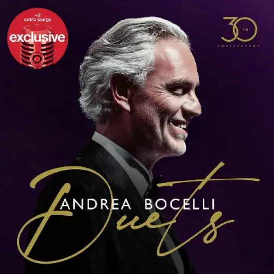 Andrea Bocelli - The Duets - 30th Anniversary (Target Exclusive, CD) image {1}