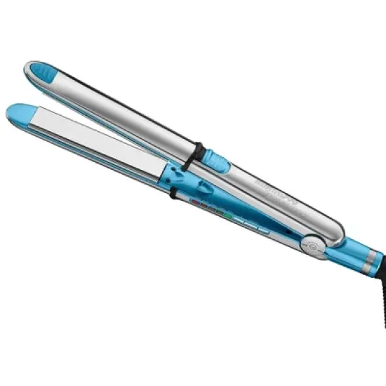 BaBylissPRO Nano Titanium Prima3100 Ionic Straightening Flat Iron - Blue - 1" image {8}