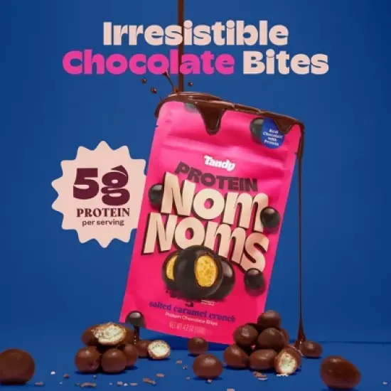 Tandy Chocolate Protein NomNoms - Salted Caramel Crunch - 4.2oz image {2}