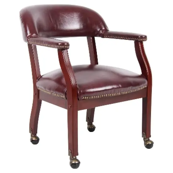 Captain's Chair with Casters - Boss Office Products image {6}