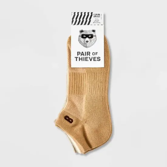 Pair of Thieves Men's Neutral Low Cut Socks - Taupe 6-12 image {1}