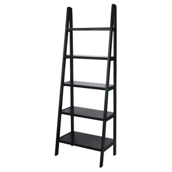 72" Shelf Ladder Bookcase - Flora Home image {7}