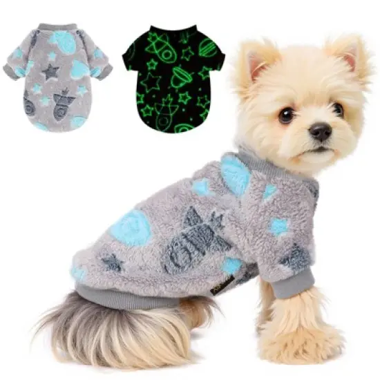 Paaaawaters Autumn Dog Jumpsuit Soft Velvet Puppy Sweater Reflective Breathable image {8}