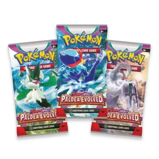 Pokemon Trading Card Game: Scarlet & Violet - Paldea Evolved Three-Booster Blister- Varoom image {1}