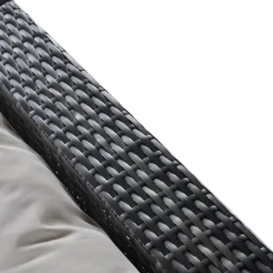 8pc Wicker Patio Conversation Set with Cushions - Beige - GODEER image {12}