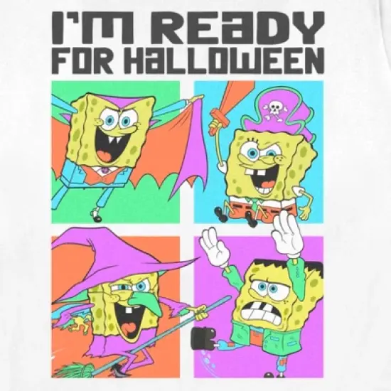 Women's SpongeBob SquarePants I'm Ready for Halloween T-Shirt image {1}