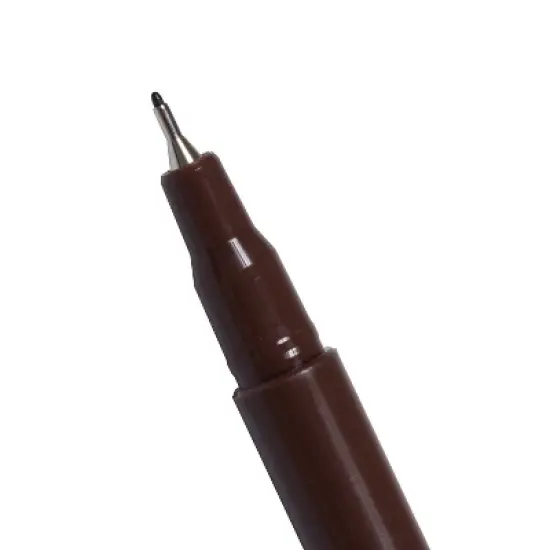 Marvy Uchida Le Pen Felt Pen Ultra Fine Point Brown Ink 2/Pack (7655870A) image {4}
