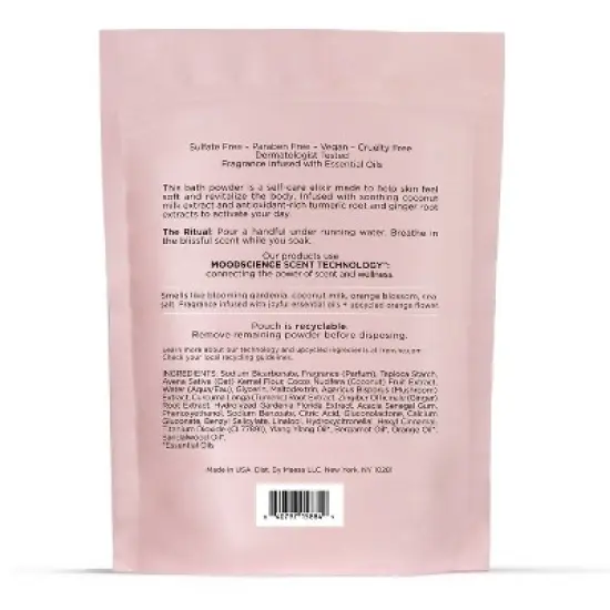 Being Frenshe Revitalizing and Hydrating Bath Soak with Coconut Milk & Gardenia Solar Fleur Floral - 8oz image {1}