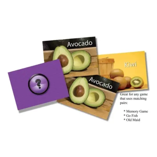 Stages Learning Materials Photographic Memory Matching Game, Fruit & Vegetables image {4}