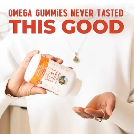 MaryRuth's Omega 3-6-7-9 Gummies, Peach Mango & Apricot, 120 ct image {10}