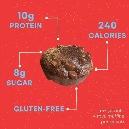 Honeycut Gluten Free Double Chocolate Mini Muffins - 8oz/4ct image {2}