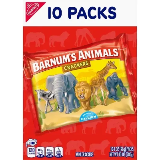Barnum's Animals Crackers Multipack Cookies - 10oz/10ct image {9}