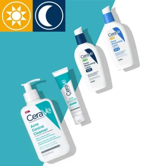 CeraVe Acne Foaming Cream Face Cleanser, Acne Treatment Face Wash - Fragrance-Free - 5oz image {6}