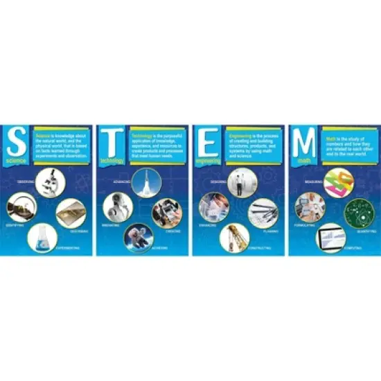 Barker Creek 4pc Stem Poster Set image {1}