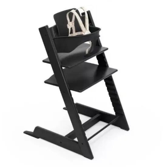 Stokke Tripp Trapp High Chair 2 with Adjustable Newborn Set & Baby Set image {1}