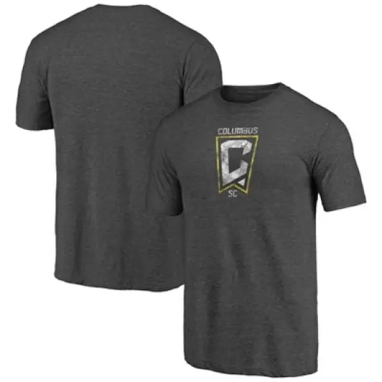 MLS Columbus Crew Men's Throwback Tri-Blend T-Shirt image {3}