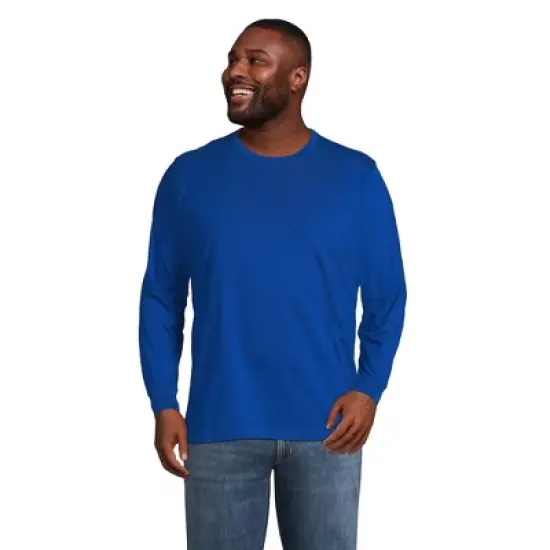 Lands' End Men's Super-T Long Sleeve T-Shirt image {14}