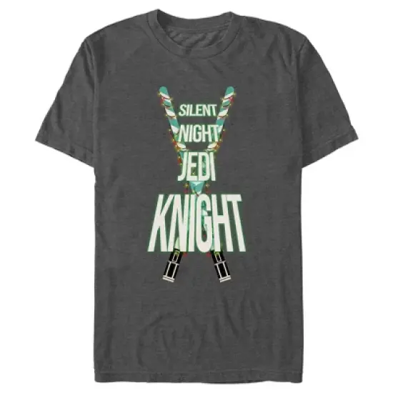 Men's Star Wars Christmas Silent Night Jedi Knight T-Shirt image {3}