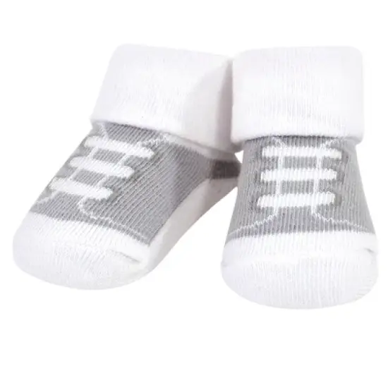 Hudson Baby Infant Girl Cotton Bib and Sock Set, Easter Chicks, One Size image {4}