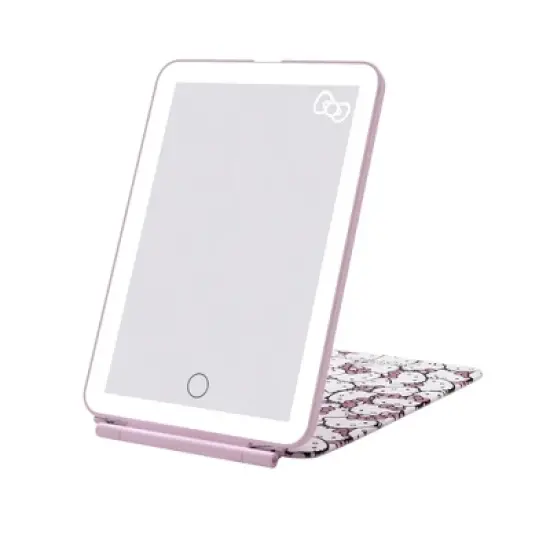 IMPRESSIONS VANITY Hello Kitty (White/Pink) Touch Pad Mini Tri-Tone LED Makeup Mirror image {10}