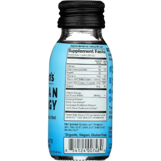 Ethan's Pomegranate Blueberry Clean Energy Shot - Case of 6/2 oz image {4}