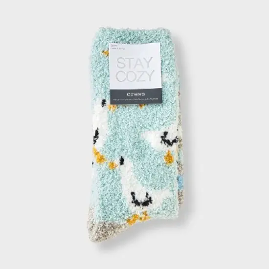 Women's 2pk Cozy Crew Socks - 4-10 image {1}