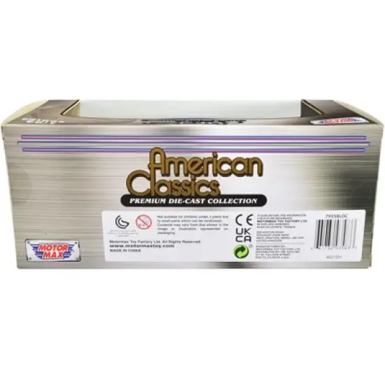 2019 RAM Rebel 1500 Crew Cab Pickup Truck Blue Metallic "American Classics" Series 1/24-1/27 Diecast Model Car by Motormax image {1}