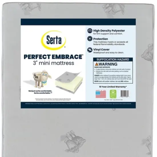 Serta Perfect Embrace Mini Crib Mattress image {4}