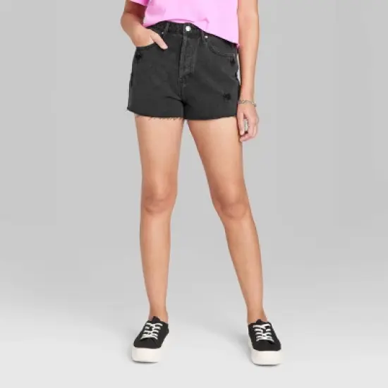 Women's High-Rise Cutoff Jean Shorts - Wild Fable&trade; image {1}